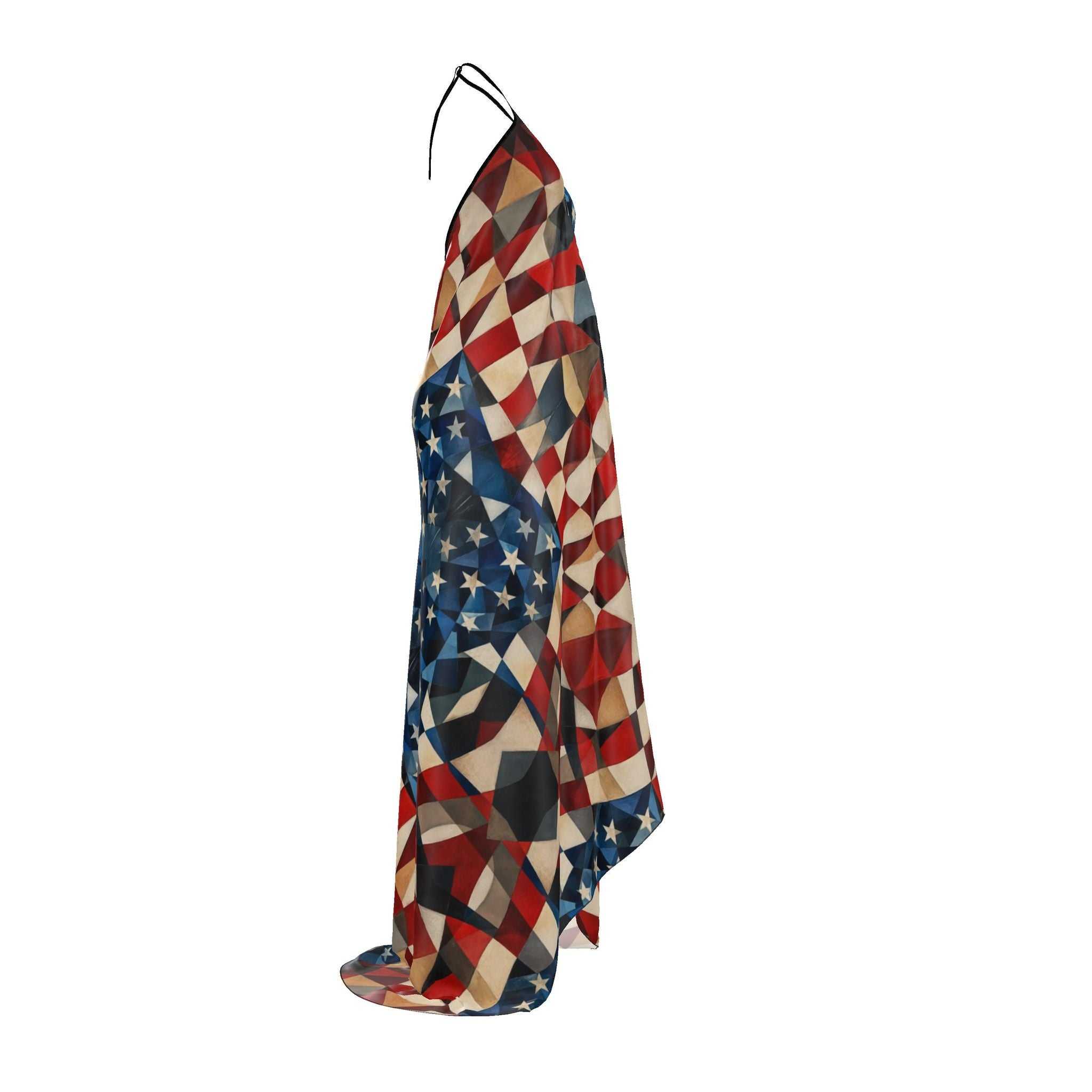 Halterneck backless dress USA 250th
